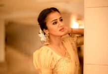Anjana Rangan Instagram - When @camerasenthil clicks I just cannot post just one photo! I #photodump ❤️❤️ Wearing half white and gold lehenga from @magicbyjeeni 🤩 Which one is ur fav ?! 1,2, 3 or 4?! Mine is 2 🤩