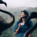 Anju Kurian Instagram – Go with the flow of nature 🌧🏔☕️🤍

Shot by – @prashanth_bionic 
Laughing Buddha- @ashna_aash_ 

#keraladiaries #naturelovers #athirapally #reelsinstagram #rainydays