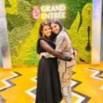 Aparna Das Instagram – With my favourite favourite favourite @nyla_usha. You are just like a baby 😘muah.
Also thank you @grandentree for that big fat yummy dinner 😍
