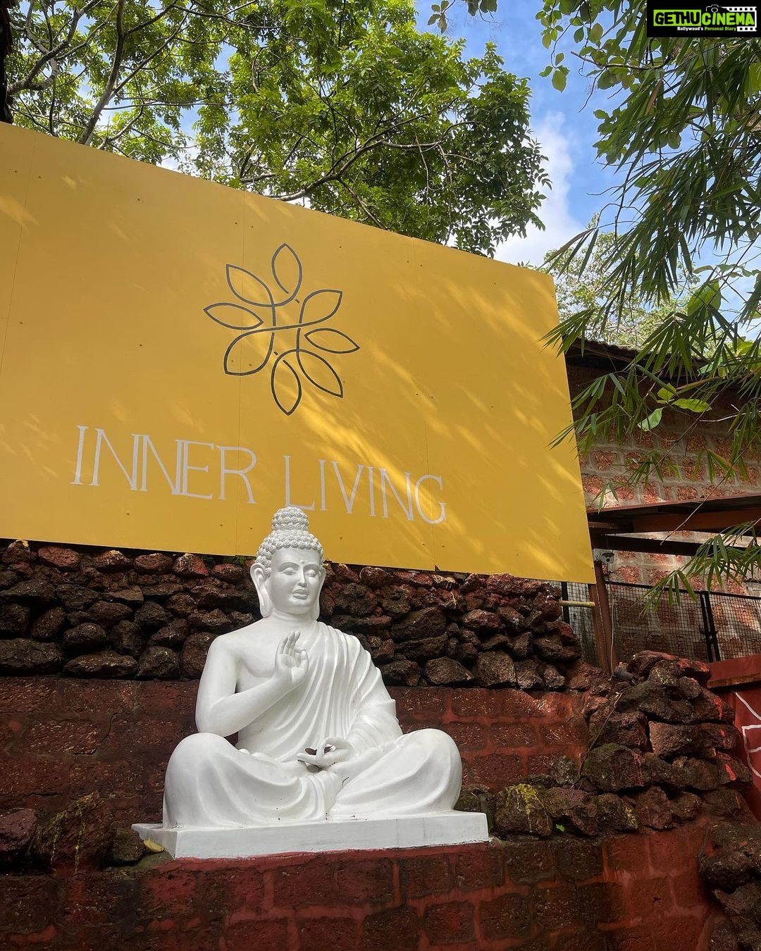 Aparnaa Bajpai Instagram - Sthiram Sukham Asanam🧘🏼♀️ Inner Living Mandrem, Goa