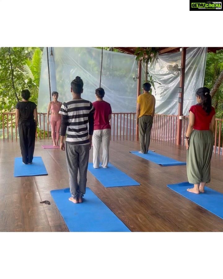 Aparnaa Bajpai Instagram - Sthiram Sukham Asanam🧘🏼♀️ Inner Living Mandrem, Goa