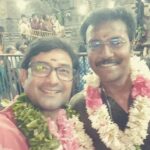 Aravind Akash Instagram - Blessing from Tiruvannamalai 🙏🏻🙏🏻🙏🏻@kurinjii @temple @life