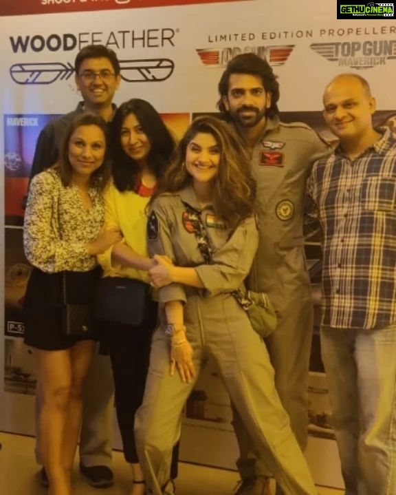 Archana Instagram - Endless list of friends who Made it & can't thank them enough to make it soooooo special for us! The @topgunmovie & @wood_feather association #screening Was a hit because of alll our lovely friends who made it! My school ke time se family :) #wingman #woodfeather #propellers #topgun #friends #family #list #1 #mumbai #india #desi #bespoke #aviation #decor #akshaysharma #part1 PVR Dynamix, Juhu