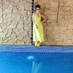 Archana Instagram - When posing makes ur mom smile/laugh I feel happiest to put a smile on her face :D Family get away is the best way to make memories n chill with no agenda :D & no door bells to answer n no dhobi to give kapda to ...lol. . . . #family #togetherness #love #bond #mom #yellow #neon #chill #weekend #getaway #pose #chilledout #travel #memories #pania #sharma Hollywood Hills