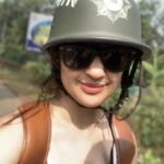 Archana Instagram - It's cool to wear a #helmet but it's even more cooler when u wear it knowing someone back home is feeling #safe and #secure because you chose to wear it :D Alibaugh