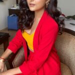 Avantika Mishra Instagram – #avanthikamishra #avantikamishra #dblockmovie #moviepromotion #arulnithi #behindwoods #shoot #tamilactress #tamilcinema #kollywood #redsuit #luxefacebyanitha #trending #reels #trendingreels #explore