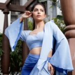 Avika Gor Instagram - 💙 Photography @rohitchoudharyphotography_ Styled by @krishi1606 Outfit @labelriyachavan Jewellery @putstyle07 Makeup by @makeupbykausha Hair @hairandmakeupbydhriti Location courtesy @radissonblumumbaiairport