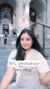 Bhanushree Mehra Instagram - Exploring the streets of Manhattan by foot & taking pictures along the way ! 
📸 @satanssj 
.
.
.
.
.
.
.
#newyork #minivlog #photoshoot #streetphotography #nycvlog #bhanushreemehra