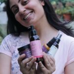 Bhanushree Mehra Instagram - @sukinskincare_india has recently launched in India and here I am today, delighted to share with you, my newest skincare essentials from Sukin! These products are certified vegan and have been curated using natural ingredients! 🌱 From their most acclaimed Signature Range, the Hydrating Mist Toner is an alcohol-free toner that cleanses your skin, freshens it up in the middle of the day and also helps you achieve that dewy makeup look! Versatile, right? 😉 Their Rosehip Enriching Night Cream is infused with Rosehip Oil & Kakadu Plum, that provides your skin with long lasting hydration. Their Purely Ageless Intensive Firming Serum helps fight premature ageing and also retains the youthfulness of your skin. Their Purely Ageless Rejuvenating Day Cream is honestly your best friend if you want to maintain youthful looking skin that’s healthy from the inside. And now you can get your hands on Sukin’s skincare essentials and for FREE! Participate in the GIVEAWAY- head to my latest story and post on feed now! 😁