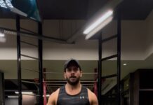 Bharath Instagram - LEG 🦵 DAY !! Feeling awwwwww-summmm post 🏋️‍♀️🤯🥴 #squats #instagood #reelsinstagram #ﬁtness #nodaysoff