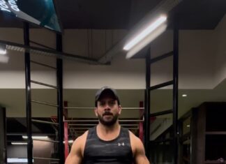 Bharath Instagram - LEG 🦵 DAY !! Feeling awwwwww-summmm post 🏋️‍♀️🤯🥴 #squats #instagood #reelsinstagram #ﬁtness #nodaysoff