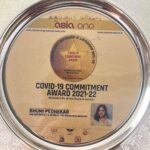 Bhumi Pednekar Instagram - One for #CovidWarrior, One for #BadhaaiDo, both for posterity & hope. Thank you for the honour #AsiaOneAwards and the distinguished jury that acknowledged our work. I truly hope I could have been present in person in London to receive these. This one is dedicated to every covid warrior that became a part of our efforts. Thank you for relentlessly & selflessly working in those hard times. And Ofcourse my entire Badhaai Do family. We’ve touched many lives and should be so proud🙏❤️🏳️‍🌈 @asiaonecom @joshwarriors