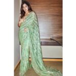 Bhumi Pednekar Instagram - 🧚‍♀️✨💋 @manishmalhotra05 . . . #hello #insta #love #saree #manishmalhotra #dressup #goodnight #friday @mmalhotraworld