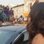 Bhumi Pednekar Instagram - Delhi ki galiyon mein #AnkhiyonSeGoliMare #PatiPatniAurWoh