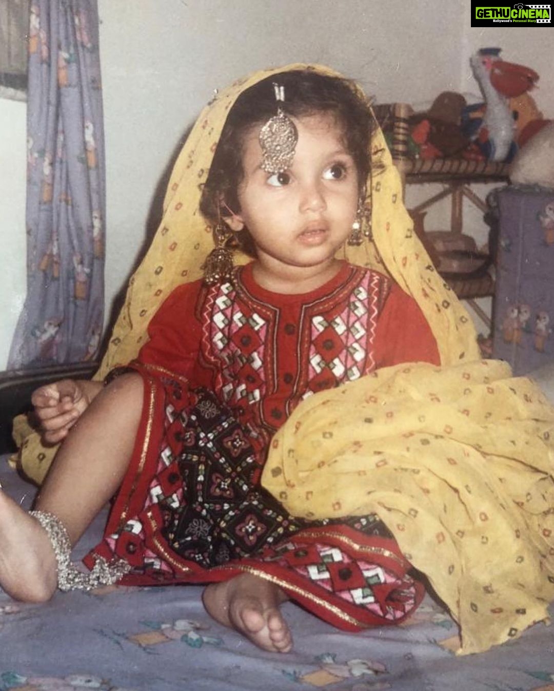 Bhumi Pednekar Instagram - Because Bachpan se heroine 😁#HappyChildrensDay . Thank you mummy and papa for letting the drama queen in me live and for nurturing it ❤️ P.s please don’t miss the wig in the last picture