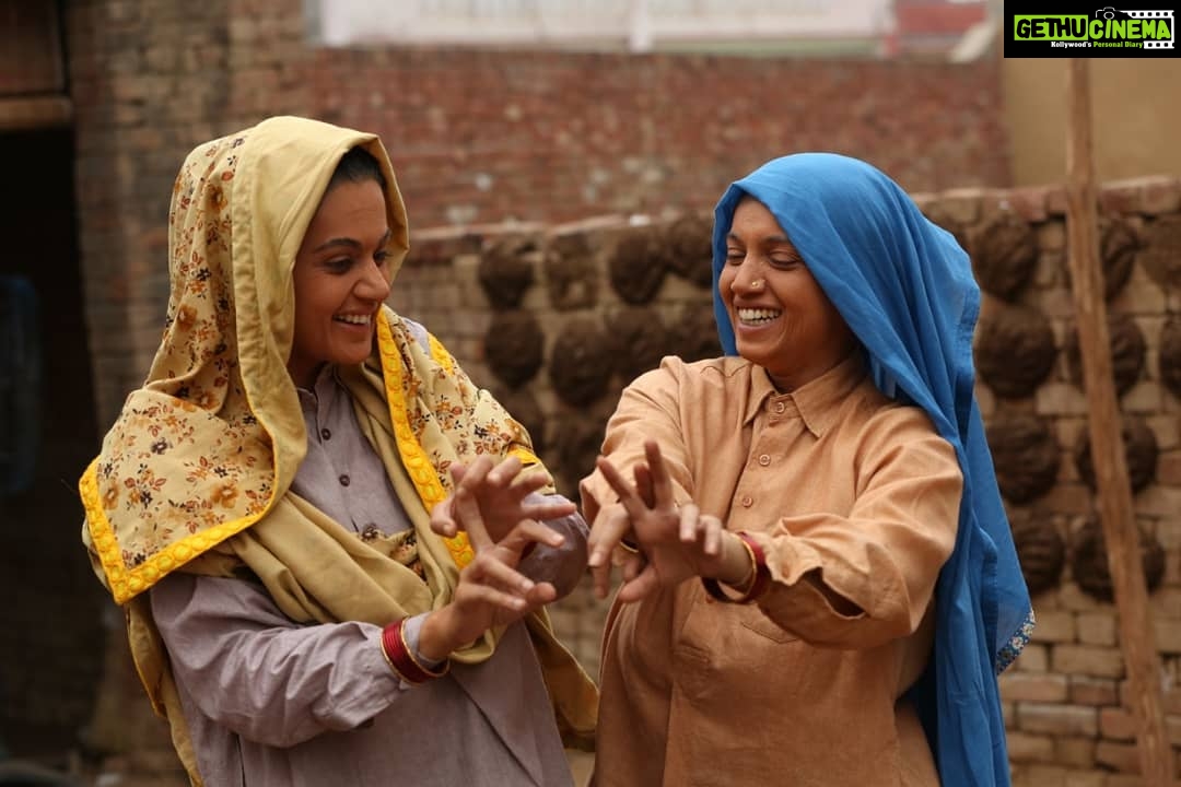 Bhumi Pednekar Instagram - All's well that ends well. 🥰 The journey of Chandro and Prakashi Dadi became the journey of our labour of love. #SaandKiAankh is making place in the hearts of the audiences, just like these dadis did..slowly but surely. 🥰 Thank you for all the love and support, it truly means a lot. @taapsee @tusharhiranandani @nidhiparmarhira @reliance.entertainment