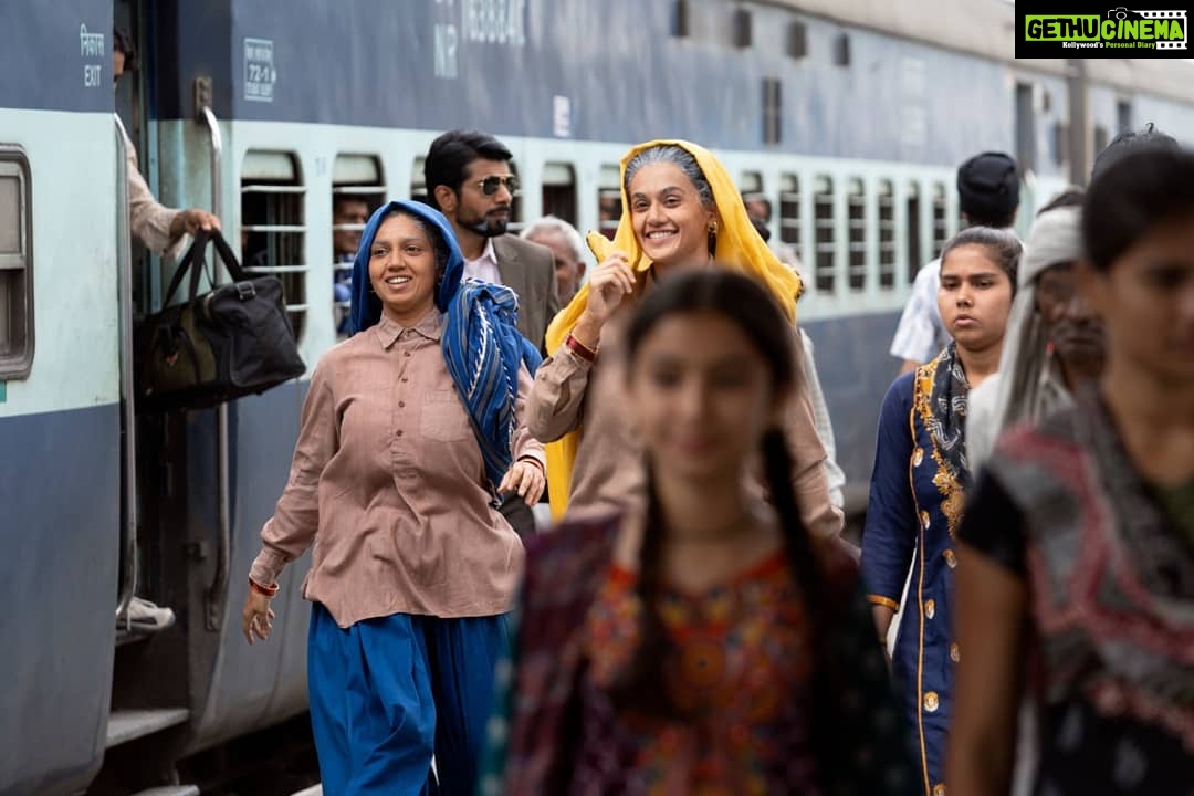 Bhumi Pednekar Instagram - #SaandKiAankh This Diwali! . . . . @taapsee @tusharhiranandani @nidhiparmarhira @reliance.entertainment @shooterdadi @shooterdadiofficial