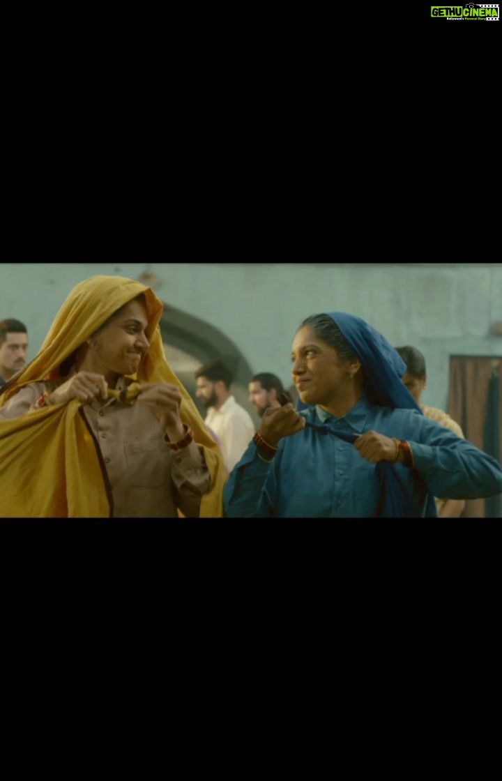 Bhumi Pednekar Instagram - लटेस्ट है, एकदम ताज़ी ताज़ी !! #SaandKiAankhTrailer . . . . . @taapsee @itsvineetsingh #PrakashJha @tusharhiranandani @anuragkashyap10 @sarkarshibasish @nidhiparmarhira @reliance.entertainment @shooterdadiofficial @shooterdadi @zeemusiccompany @shaadrandhawa