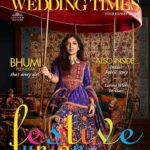 Bhumi Pednekar Instagram - Am every girl.. In this months @feminaweddingtimes.Loved loved this one..super colourful and royal.Thank you team for putting such a brilliant one together ❤️ Clicked @taras84 Wearing @ri_ritukumar Makeup and hair @eltonjfernandez Conceptualised by @gopalikavirmani Styled by @lynnsight #covergirl #indian #love #july