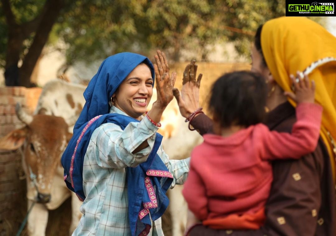 Bhumi Pednekar Instagram - Excitement level ๐ฏ cause the Weekend's here๐๐ป #SaandKiAankh #ChandroTomar #PrakashiTomar