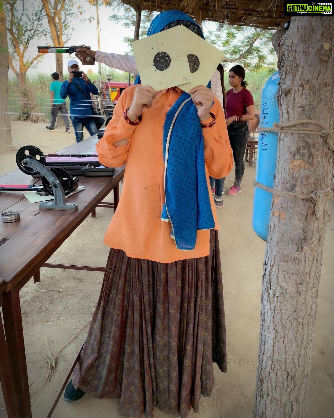 Bhumi Pednekar Instagram - Name - Chandro Tomar Age - 65 years Profession - Mother,Grandmother & Sharp Shooter. She will always and forever be a part of me :) #Chandrotomar #Saandkiaankh