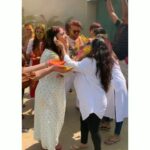 Bhumi Pednekar Instagram - Playing Holi khul ke without inhibitions is the best way to play! My mom & my crew family had such an amazing time! Super tired...But so happy…Wish you all a very Happy Holi and hoping you’re also sharing the Holi love with your family & friends #KhulKeKheloHoli