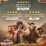 Bhumi Pednekar Instagram - Thank you so much for showering our hard work with so much love and adulation. ❤️ 🙏 Meet the river, the ravines & the rebels of #Sonchiriya today! #SonchiriyaInCinemasNow Link in Bio. . . . . @sushantsinghrajput @bajpayee.manoj @ranvirshorey #AshutoshRana #AbhishekChaubey #RonnieScrewvala @zeemusiccompany @rsvpmovies