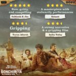 Bhumi Pednekar Instagram - Thank you so much for showering our hard work with so much love and adulation. ❤️ 🙏 Meet the river, the ravines & the rebels of #Sonchiriya today! #SonchiriyaInCinemasNow Link in Bio. . . . . @sushantsinghrajput @bajpayee.manoj @ranvirshorey #AshutoshRana #AbhishekChaubey #RonnieScrewvala @zeemusiccompany @rsvpmovies