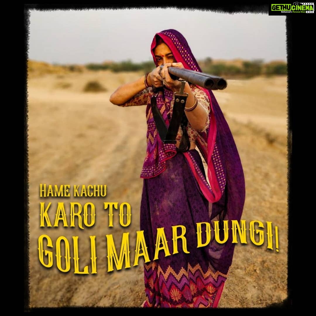 Bhumi Pednekar Instagram - Me BEFORE my morning coffee. #SonchiriyaTrailer dekha Kya?😏 LINK IN BIO. #InBetweenShots #BTS #SonChiriya #1stMarch @sushantsinghrajput @bajpayee.manoj @ranvirshorey #AshutoshRana #AbhishekChaubey #RonnieScrewvala @zeemusiccompany @rsvpmovies