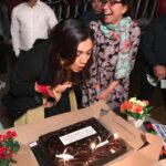 Bhumi Pednekar Instagram - She is a crazy dreamer full of love and hope. She is weird..very weird, her faith in love and her ambition to do better is infectious. She is a character I’ve had such fun playing. No inhibitions and Fears. I will miss you kitty. Thank you @alankrita601 making me your kitty. My journey with her is unforgettable. Your characters have made me more confident as a person. Lanki you’re just amaze 😘 And ofcourse this couldn’t have happened without my dolly @konkona. I love you koko..You’re all ❤️ and 😜 And @ektaravikapoor @ruchikaakapoor guys this film that you amaze women are making is something ya...just can’t detach myself from this one.Thank you for bringing us together ❤️ Can’t wait to watch this #rebelution #dollykittyaurwohchamaktesitare
