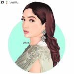 Bhumi Pednekar Instagram - This is so sweet ❤️ #Repost @desiillu with @get_repost ・・・ I appreciate you for touching my life with every character you display on screen and off screen. Love u mam @psbhumi ❤️ . this is small Gift for U✨ . .