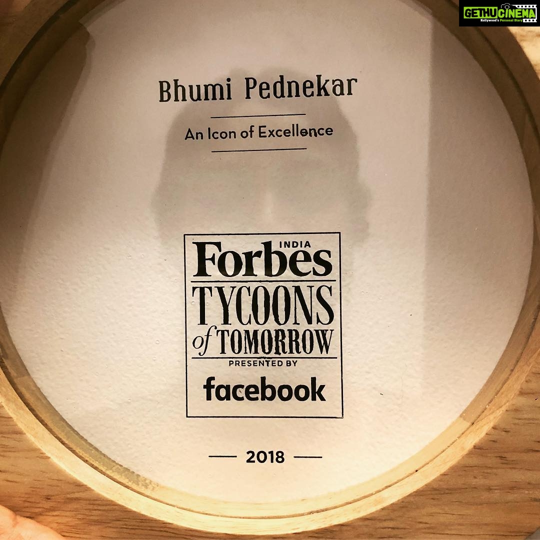 Bhumi Pednekar Instagram - Thank you @forbesindia 🙏🏻 This is very special ❤️ (spot me in the picture) #tycoonsoftomorrow #gratitude #love #morning