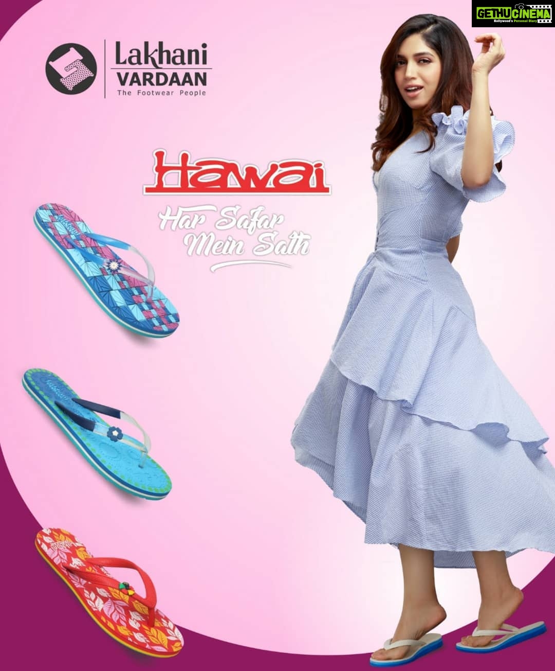 Bhumi Pednekar Instagram - Kehte hai mujhko, hawa hawai! 💃 @LakhaniFootwear @minkstaa
