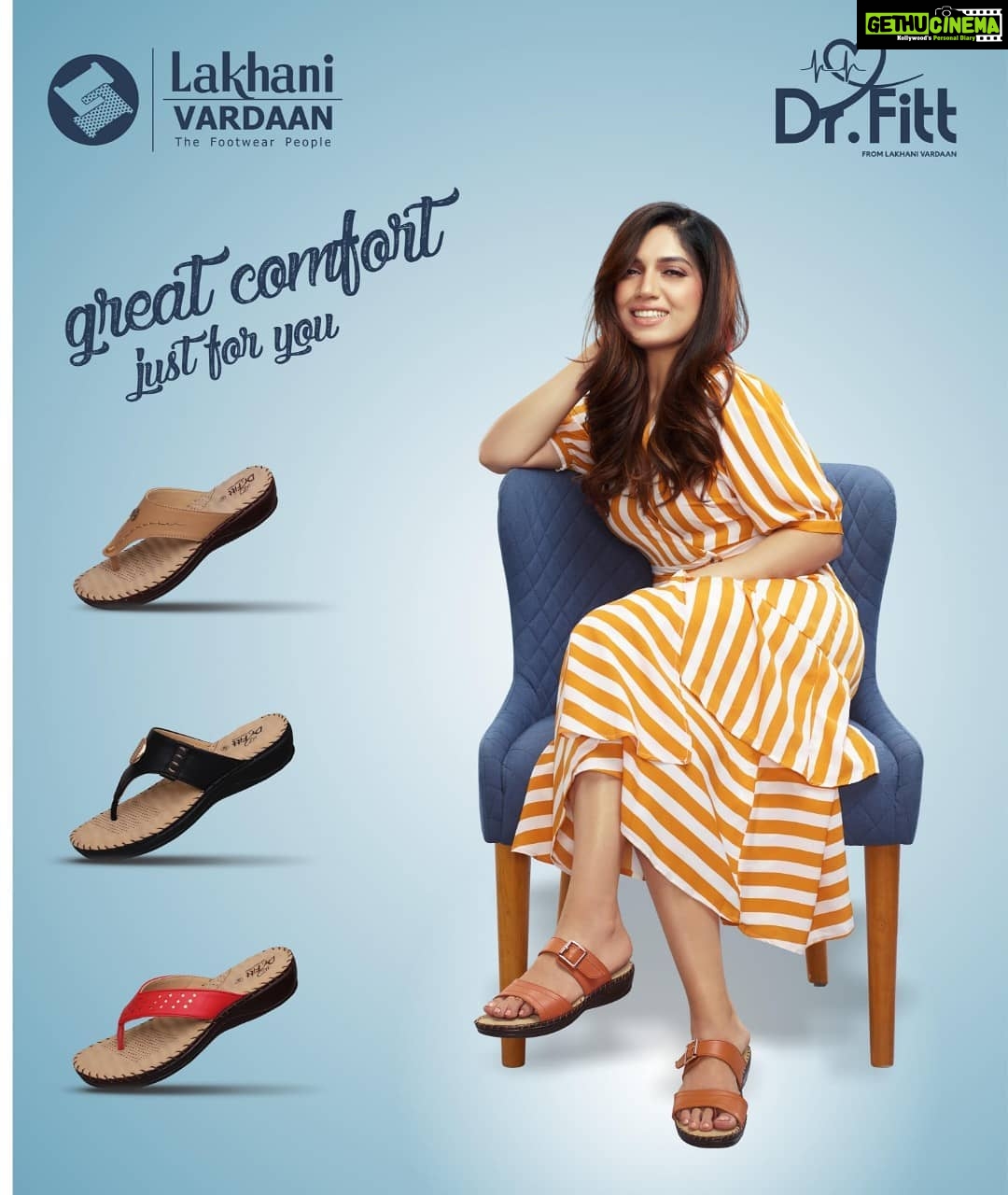 Bhumi Pednekar Instagram - Iām supremely excited about my association with @lakhanifootwear as their brand ambassador!! Miles to go in my Lakhani š @minkstaa