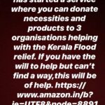 Bhumi Pednekar Instagram - LINK IN BIO Amazon India has started this very important service to help the people hit by the Kerala floods. I have used it and it’s easy and it connects you with the right organisations for the basic necessities to be delivered to the affected. We must help the ones affected by the Kerala floods. The situations is so bad. Reading all the SOS calls on different platforms, watching the news and the videos doing the rounds has truly shattered us. The affected are in my prayers.