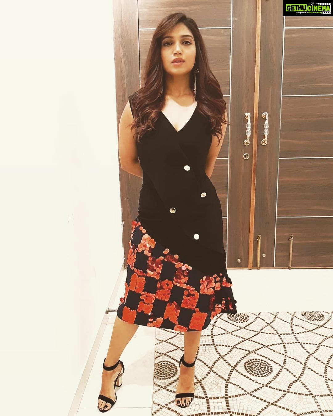 Bhumi Pednekar Instagram - Ootd ✌🏻 Styled by @sukritigrover Dress @miuniku Earrings @minerali_store Heels @intoto.in Hair @aliyashaik28 Makeup @makeupwali