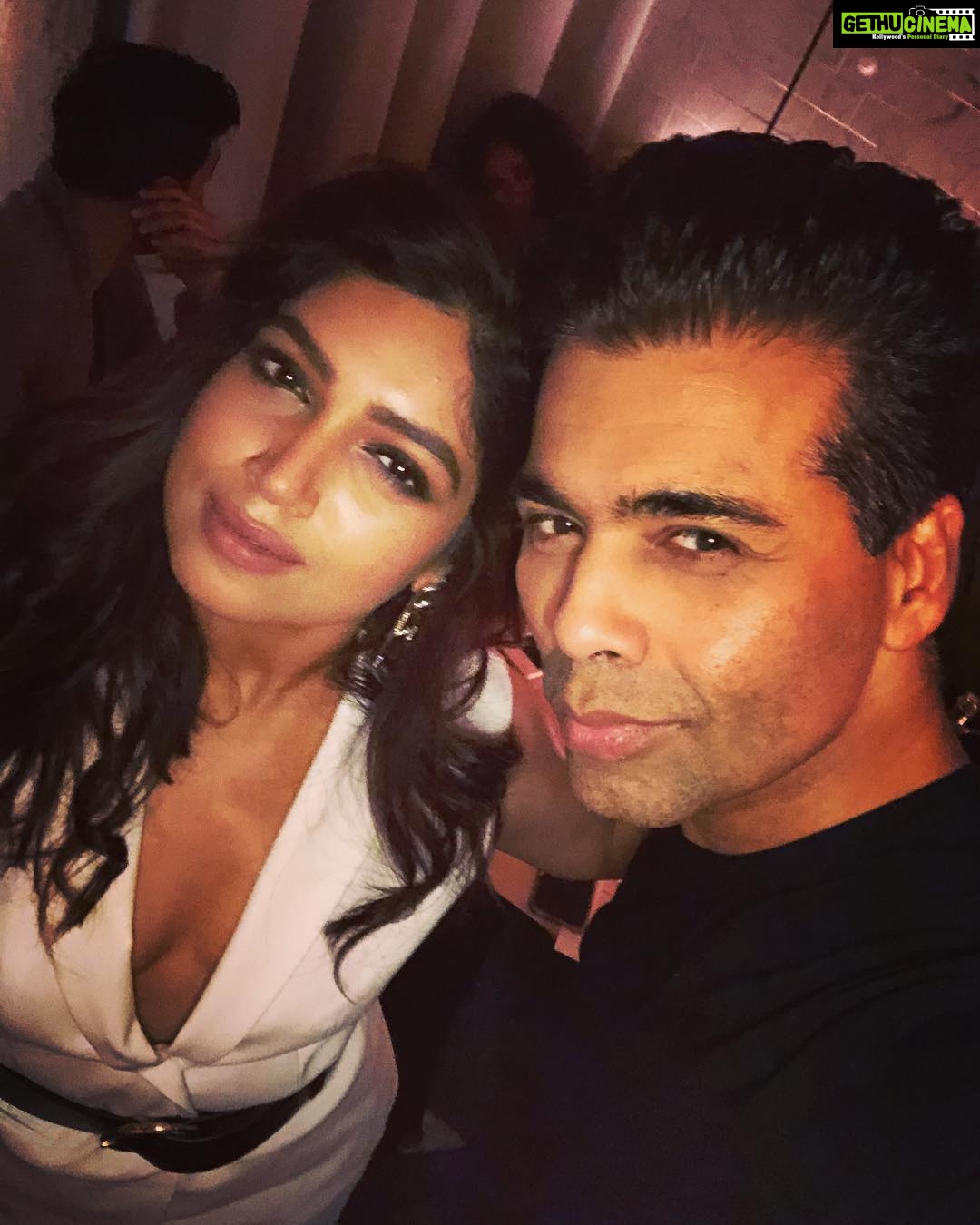 Bhumi Pednekar Instagram - Happy happy birthday @karanjohar ❤️You’re just the best 👑 #nyc #bdayboy #BPtravels