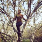 Bhumi Pednekar Instagram - Latest obsession..climbing trees ✌🏻#friday #love #nature #sonchiriya #chambal #mornings #summer
