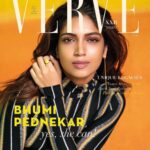 Bhumi Pednekar Instagram - Yes I can @verveindia ❤️Starting the new year with this 🙏🏻 Thank you team verve and the amazing people that got together for this shoot ✌🏻Grab your copies NOW! Clicked by : @taras84 Styling: @divyakdsouza Make up and hair: @eltonjfernandez @inega.in #HappyNewYear #CoverShoot #Musing #Shootlife #VerveIndia #JanIssue #colourblock