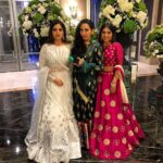 Bhumi Pednekar Instagram - With the girls ❤️ @iprernaarora @samikshapednekar #aboutlastnight #goodvibesonly #weddingtimes #happygirlsaretheprettiest