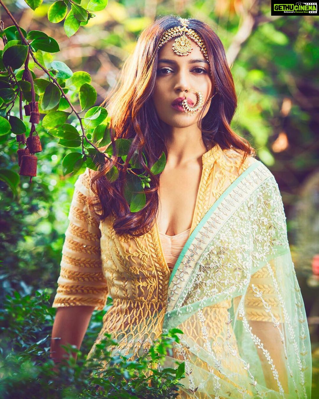 Bhumi Pednekar Instagram - And into the forest I go To lose my mind and find my soul ✨@khushmag #Unstoppable #Independent #Photoshoot #Shootlife #Power #Courage #📸 #Covergirl #DecemberCover #khushmag #weddingtimes