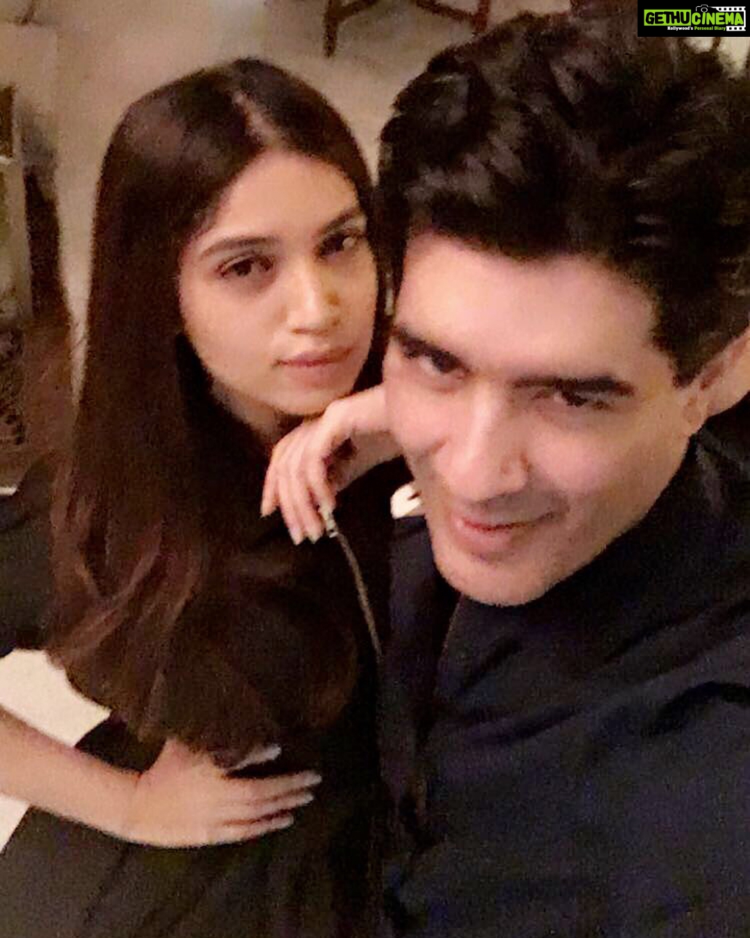 Bhumi Pednekar Instagram - Thank you for having us over @manishmalhotra05 you're just amazing and super inspirational ❤️Had a super time 🙏🏻😘 @nikhilthampi @aasthasharma @karanbirlamba @mohitrai