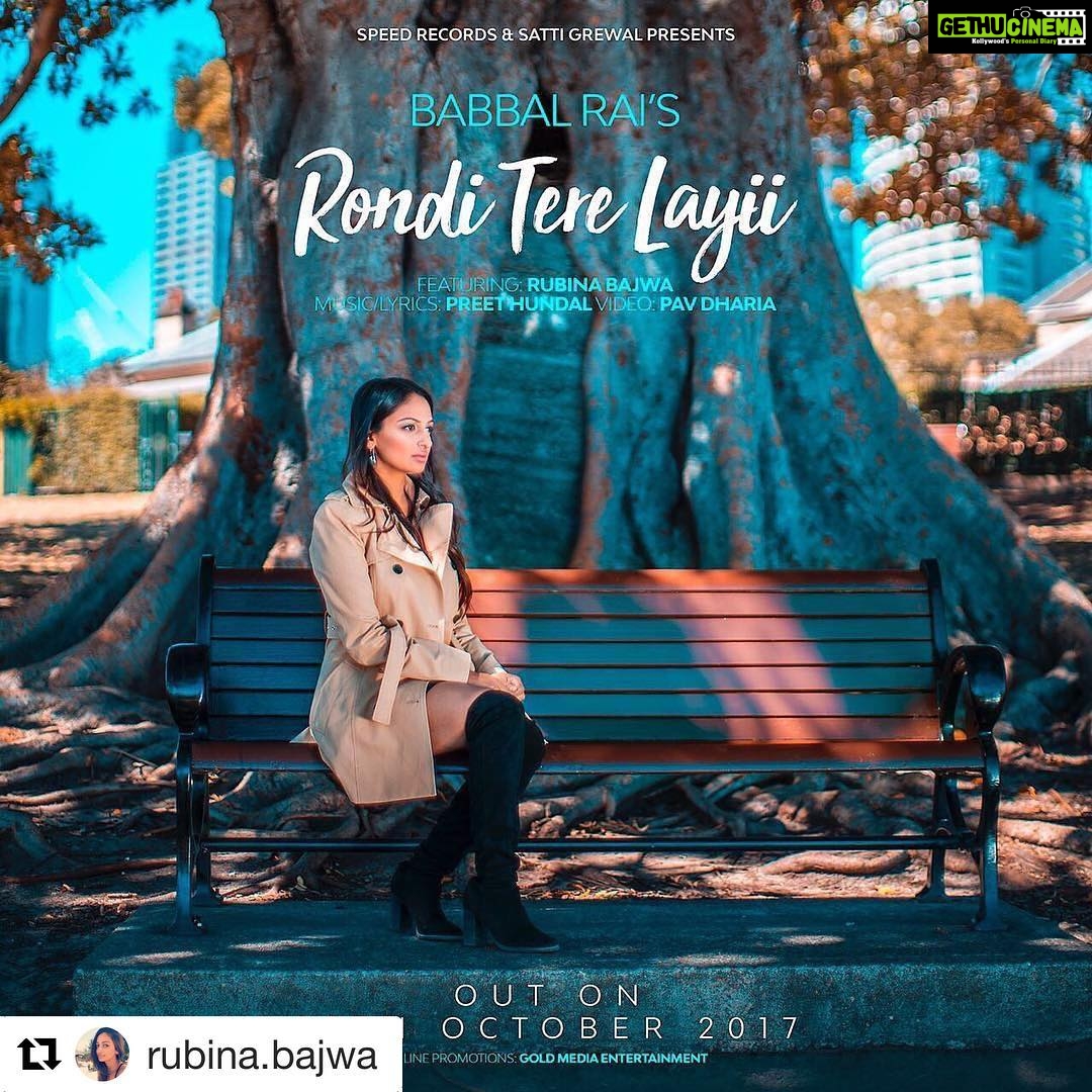 Bhumi Pednekar Instagram - You stunner @rubina.bajwa ❤️ #Repost @rubina.bajwa (@get_repost) ・・・ @babbalrai9 #ronditerelayii out #october27.... lovely track sung beautifully by #babbalrai music and lyrics by @preethundalmohaliwala directed by @pavdharia