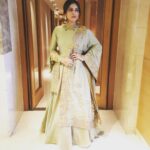 Bhumi Pednekar Instagram - Gold and Bold ❤️ Dressed for the India Today #safaigiri17 awards and summit 🙏🏻 Outfit - @bhumikasharmaofficial Earrings- @shillpapuriidesignerjewellery Ring- @shazeindia Managed by @hmehta75,styled by @aasthasharma612,assisted by @aditiagrawal12 Hair by @nivatesurekha
