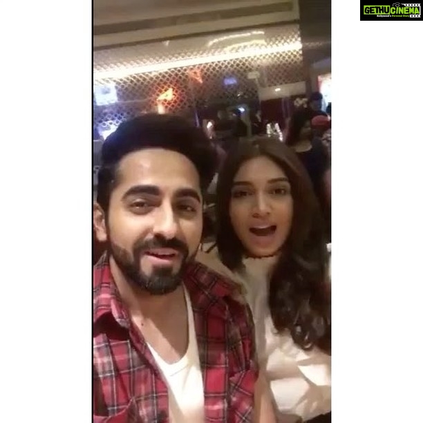 Bhumi Pednekar Instagram - Heart, love & laddoo's that's how we made #ShubhMangalSaavdhan. Thank you for this beautiful journey ❤ @aanandlrai #RSPrasanna @ayushmannk