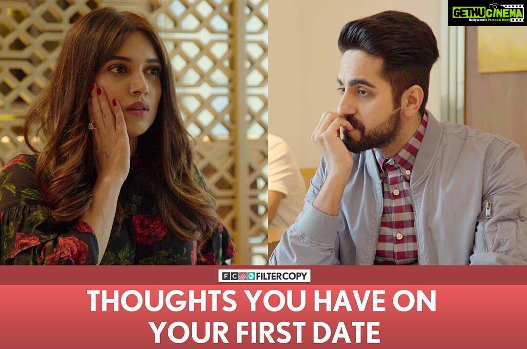 Bhumi Pednekar Instagram - Saavdhan! This first date is about to get awkward. @filtercopy @ayushmannk #ShubhMangalSaavdhan Link in bio