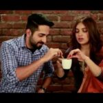 Bhumi Pednekar Instagram - Chai & biscuit ka combo hai epic. Isse aur mazedaar banao by participating in the #WhoLastsLonger contest with your loved one 💏 @ayushmannk @eros_now