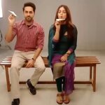 Bhumi Pednekar Instagram - क्या आप तैयार है, हमारे #RocketSaiyyan के लिए? 🚀😉 @ayushmannk #PrasannaRS @eros_now