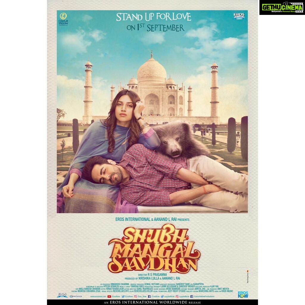 Bhumi Pednekar Instagram - Kya karoon इस Mudit😴 का? आप log कल सोते na reh jana, #ShubhMangalSaavdhan Official Trailer out tomorrow! 💑 @ayushmannk @eros_now