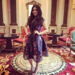 Bhumi Pednekar Instagram - Ready to take over London #toiletekpremkatha #toiletuktakeover Styled by @aasthasharma612 Mua @miramakeup ❤️ Clothes @sachinandbabi shoes @intoto.in